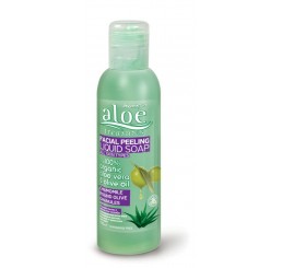 Гель-мыло для лица с эффектом скраба Aloe Treasures