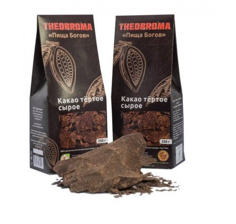 Какао тёртое сырое Theobroma, 250 г