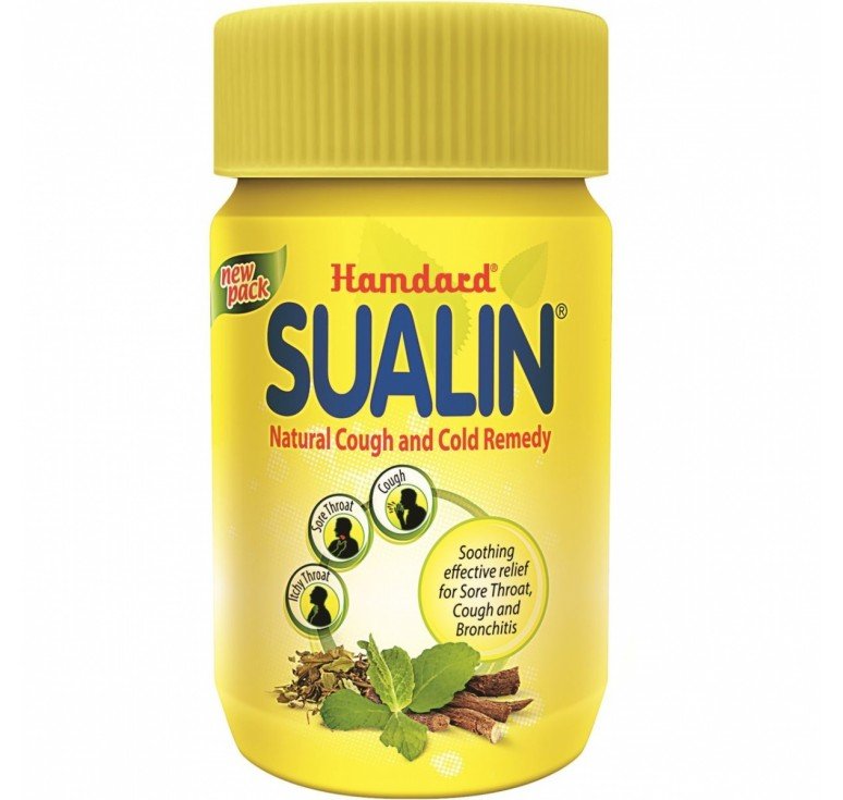 Комплекс от боли в горле "Суалин" (Sualin) 60 табл., Hamdard